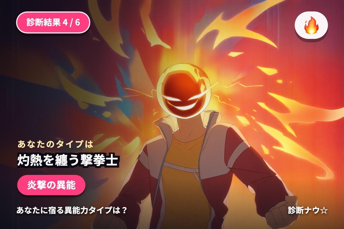 灼熱を纏う撃拳士