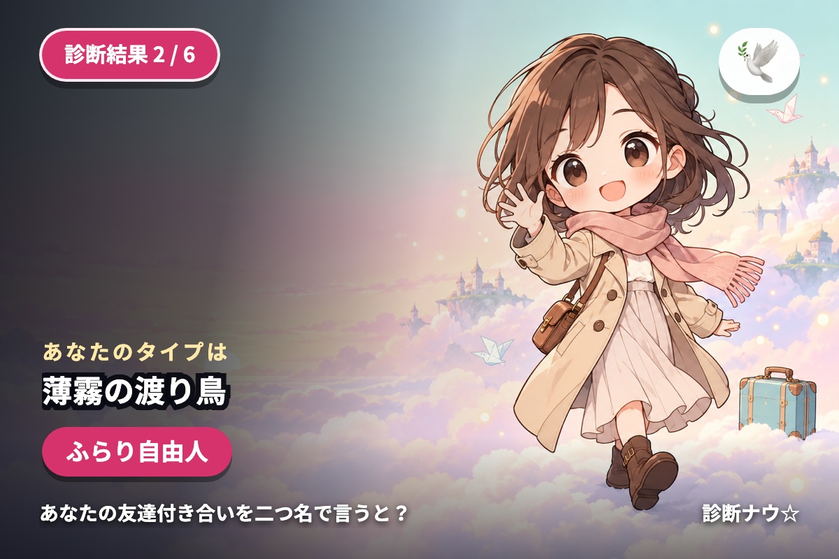 薄霧の渡り鳥